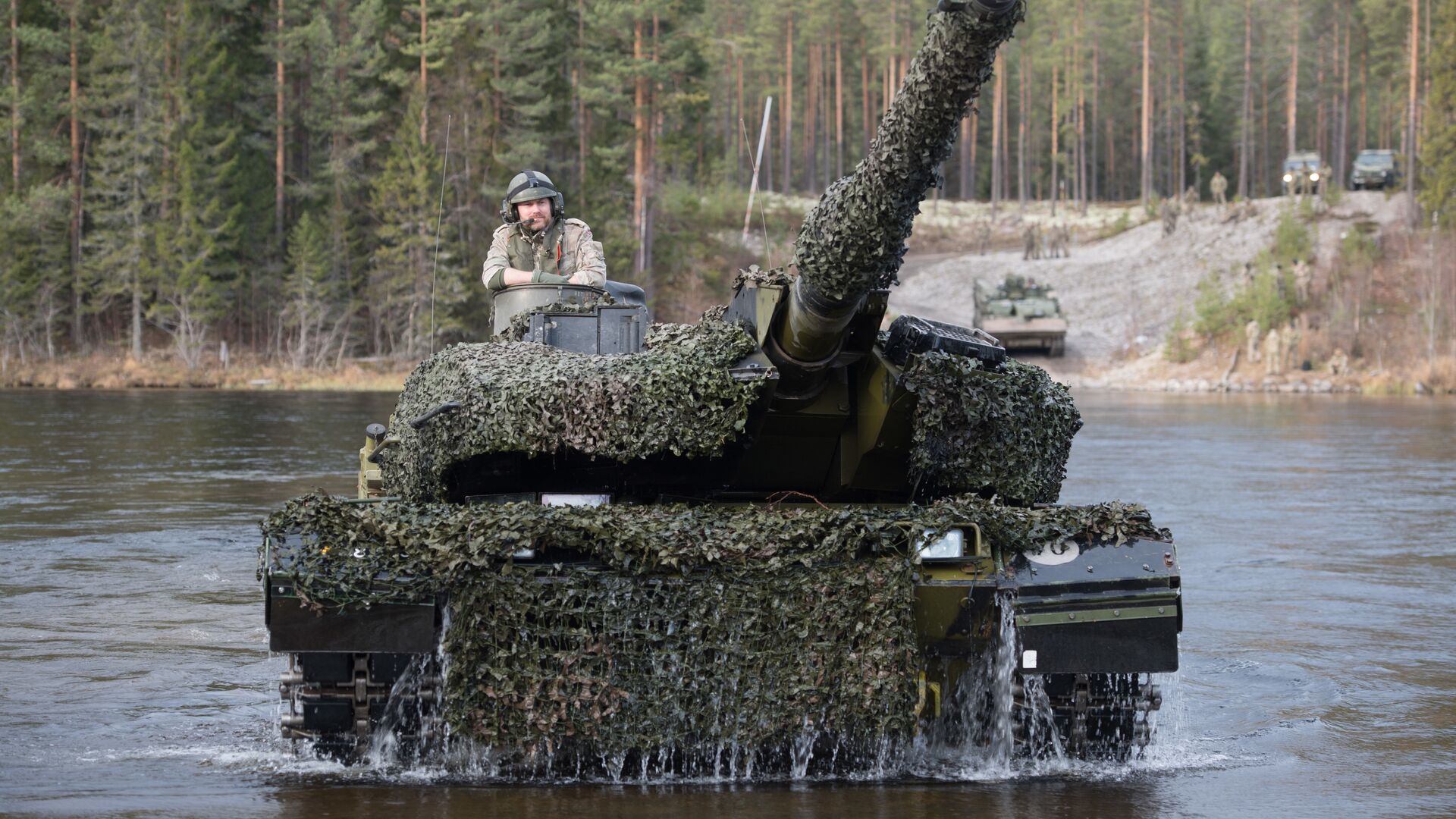 Датский танк Leopard 2. Архивное фото - РИА Новости, 1920, 22.09.2023