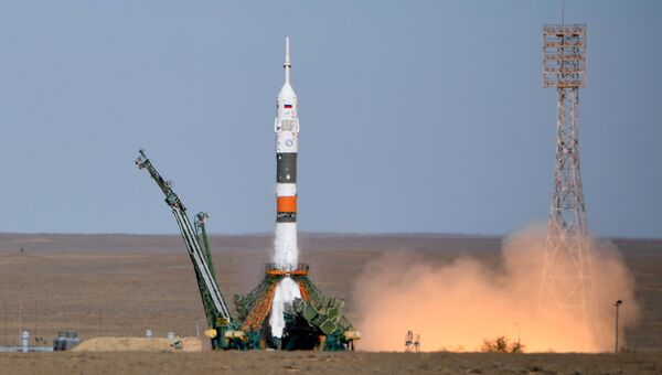 Старт ракеты-носителя Союз-ФГ. Архивное фото