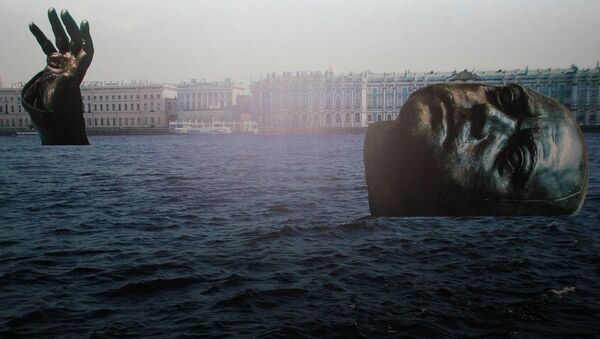 Проект Петр — Атлантида, скрытая под водой, представленный на конкурсе по созданию тематических объектов благоустройства, символизирующих историю и культуру Санкт-Петербурга