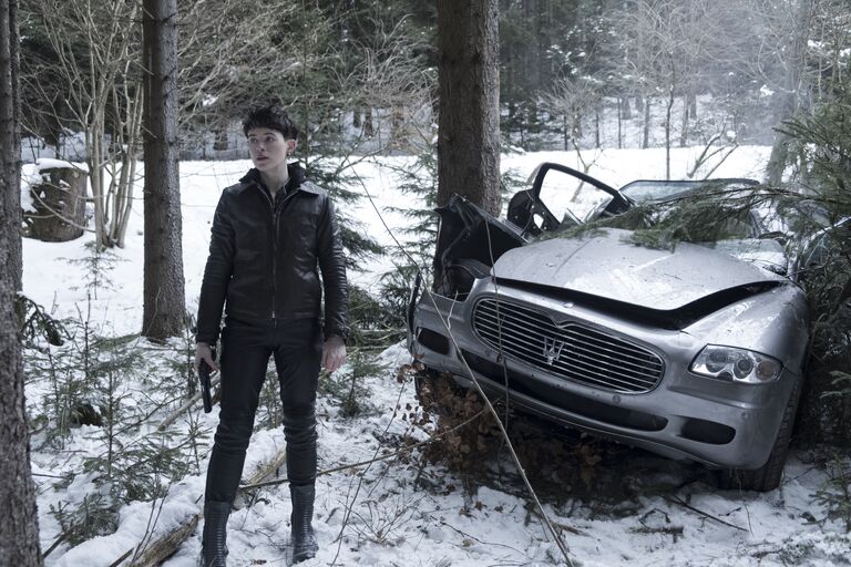 Кадр из фильма Девушка, которая застряла в паутине Кадр из фильма Девушка, которая застряла в паутине