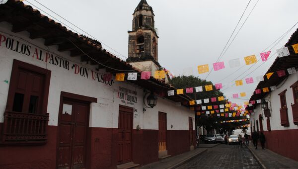 Город Патскуаро в День мертвых, Мексика, штат Мичоакан