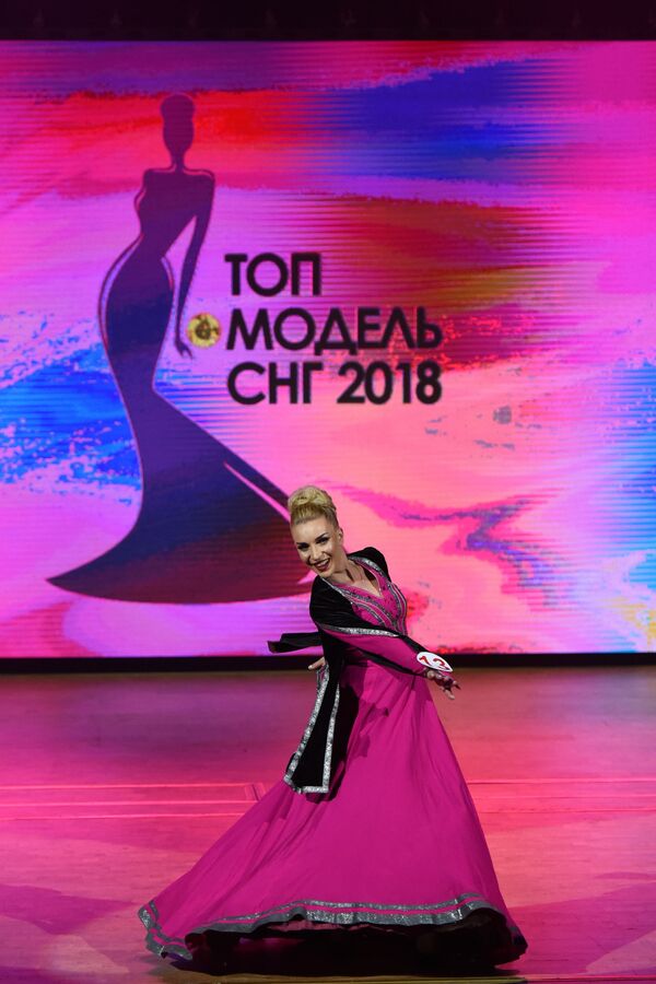 Участница конкурса красоты Топ-модель СНГ-2018 в Ереване