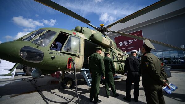 Многоцелевой вертолет Mи-17В-5 на Международном военно-техническом форуме АРМИЯ-2016 