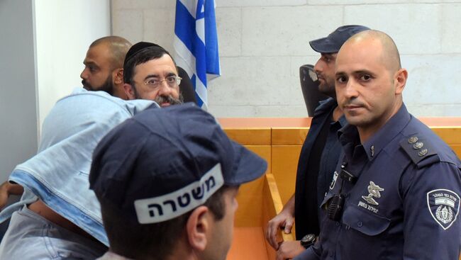 Брат израильского миллиардера Льва Леваева Моше в Магистратском суде Ришон-ле-Циона, Израиль. 5 ноября 2018