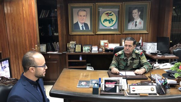 Глава политуправления сирийской армии Хасан Ахмад Хасан