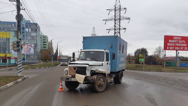 На месте ДТП с маршруткой в Энгельсе. 7 ноября 2018