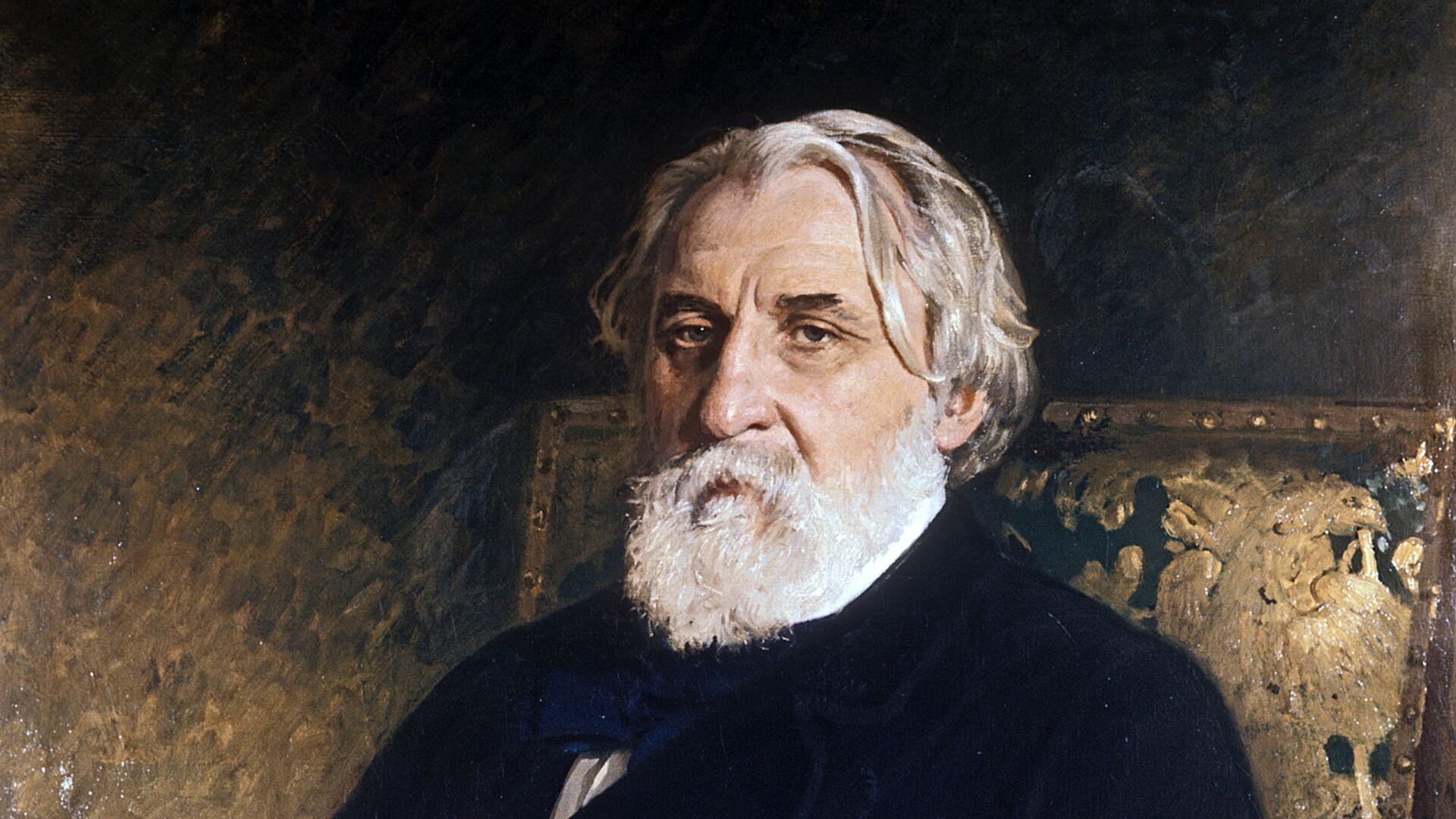 Репин портрет Тургенева 1874