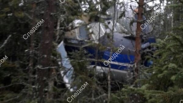 Место вынужденной посадки самолета Ан-2 в Архангельской области. 8 ноября 2018