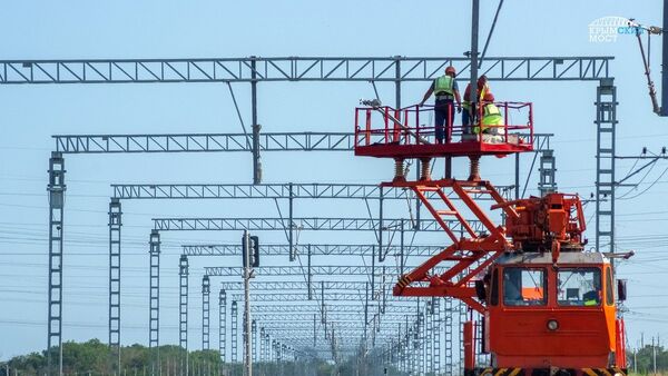 Железнодорожная часть Крымского моста