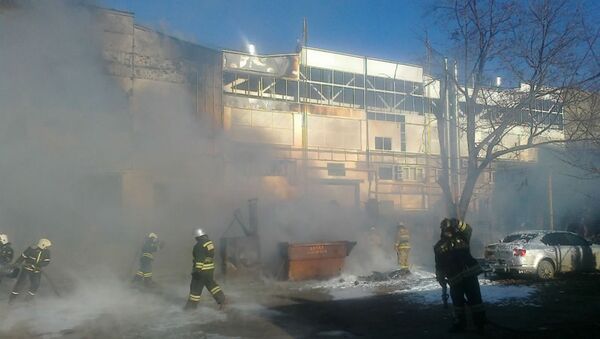 Пожар на заводе Центролит в Рязани. 12 ноября 2018