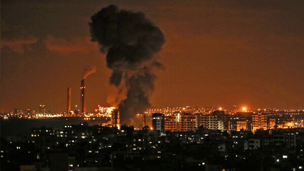 Воздушные удары по сектору Газа. Архивное фото