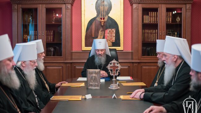 Заседание Священного Синода Украинской православной церкви