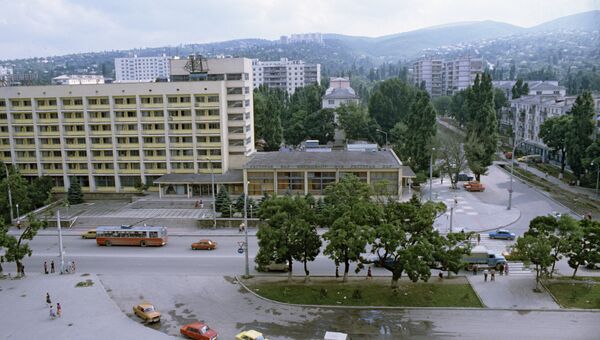 Вид центра города Новороссийска.