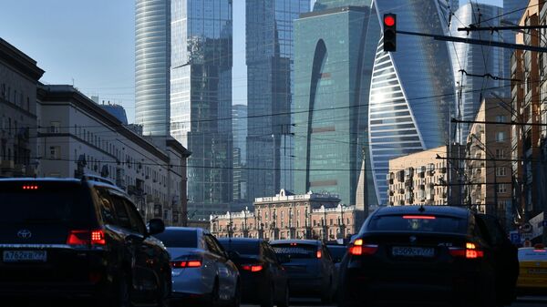 Транспортное движение в Москве