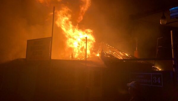 Пожар в Люберцах на улице Иницииативная. 14 ноября 2018