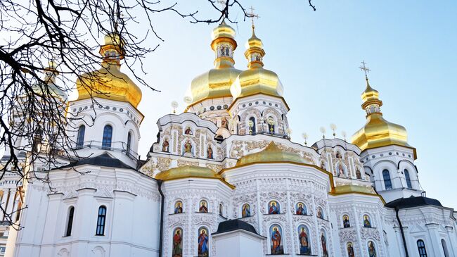 Успенский собор Киево-Печерской лавры в Киеве. Архивное фото