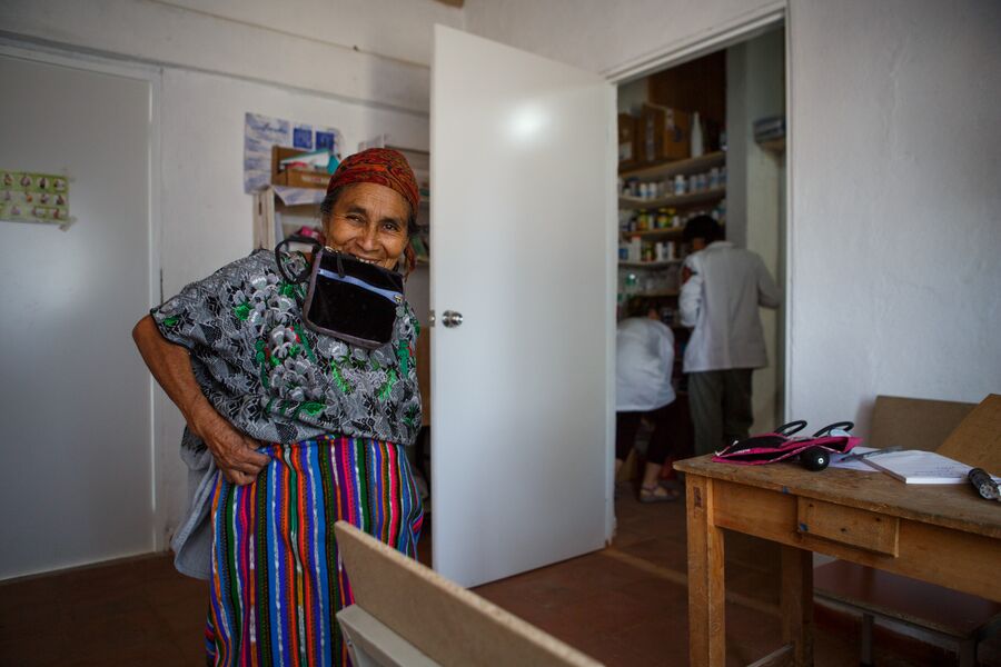 Пациентка в клинике Health&Help в Гватемале