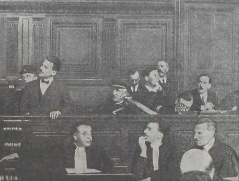 Самуил Шварцбурд на суде  Самуил Шварцбурд на суде