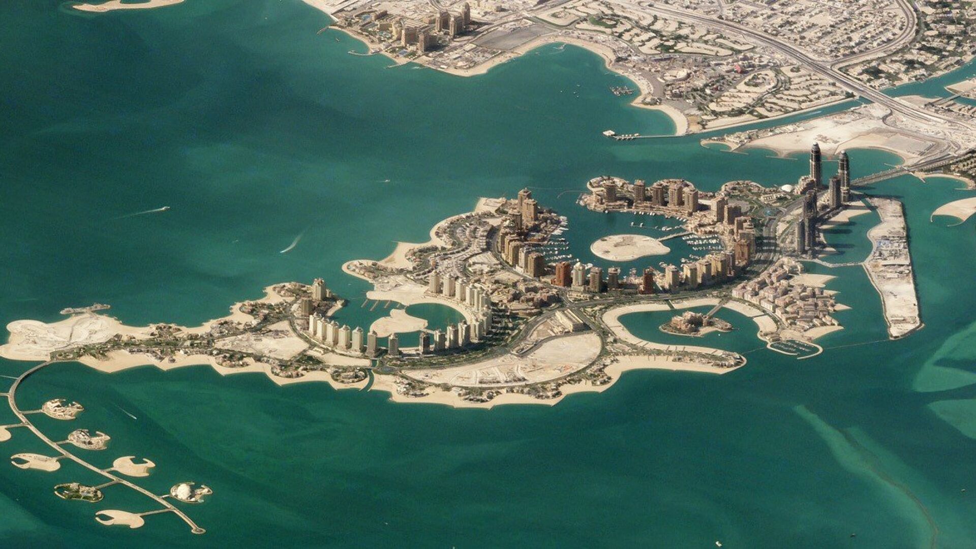 Искусственный остров Перл-Катар в Дохе - РИА Новости, 1920, 28.11.2020