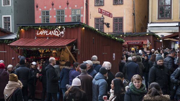  Рождественская ярмарка в Стокгольме, Швеция