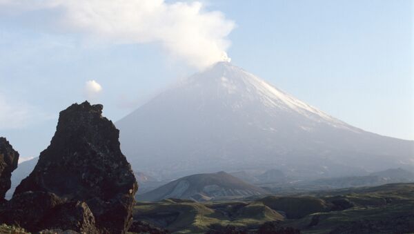 вулкан Ключевская сопка на Камчатке