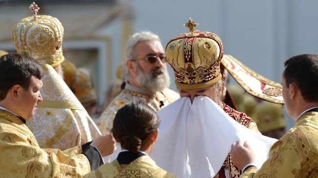Священнослужители Украинской православной церкви. Архивное фото