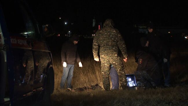 Женщина подорвала себя у КПП в Старопромысловском районе Грозного. 17.11.2018