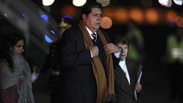 Экс-президент Перу Алан Гарсия. Архивное фото