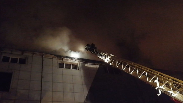 Пожар в ТЦ Бум во Владивостоке. 19.11.2018