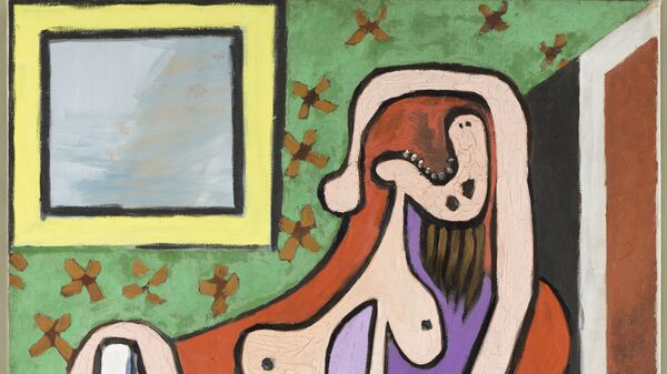 Пабло Пикассо. Большая обнаженная в красном кресле