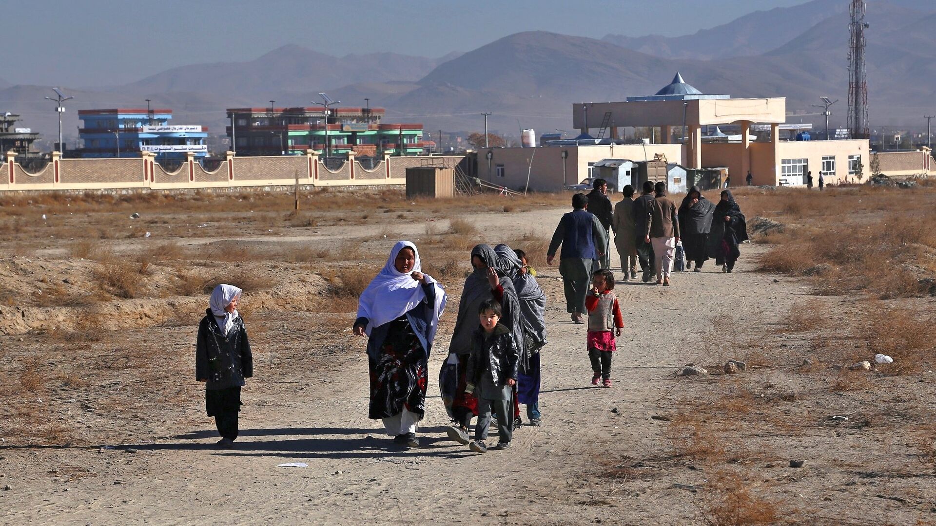 Беженцы из провинции Газни в Афганистане. 20 ноября 2018 - РИА Новости, 1920, 29.11.2020