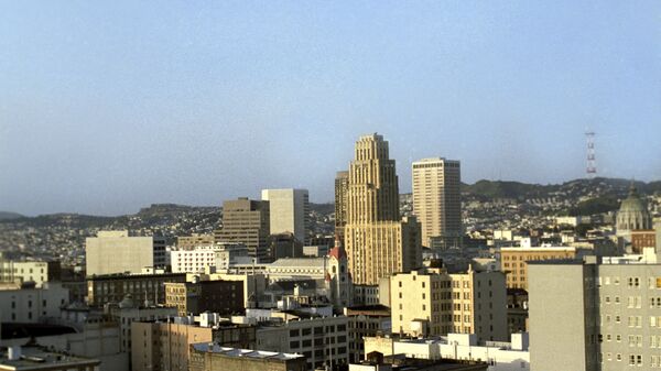 Вид на город Сан-Франциско