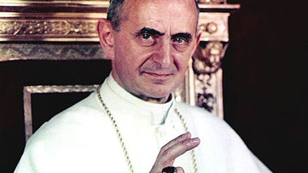 Папа Римский Павел VI. Архивное фото.