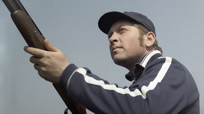 Заслуженный мастер спорта СССР, чемпион мира в командных и личных соревнованиях по стендовой стрельбе Евгений Петров