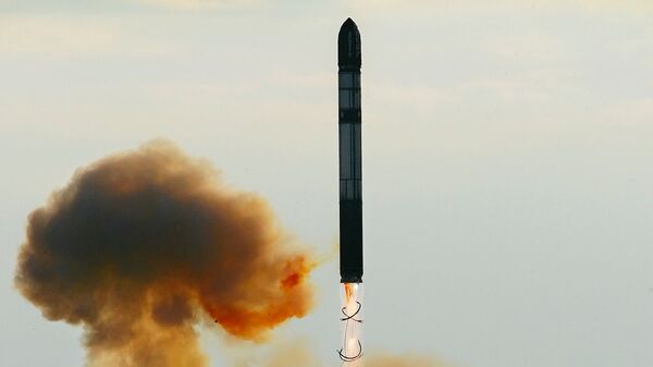 Запуск ракеты Воевода