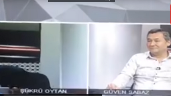 Турецкий телеведущий перенес сердечный приступ в прямом эфире. Скриншот