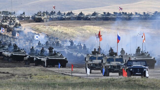 Учения Восток-2018 на полигоне Цугол в Забайкальском крае. Архивное фото