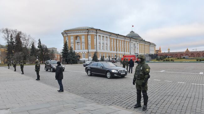 Учения ФСО на территории Московского Кремля