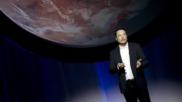 Глава SpaceX Илон Маск рассказывает о планах по колонизации Марса. Архивное фото