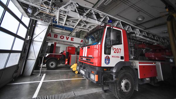 Пожарное оборудование в  деловом центре Москва-Сити