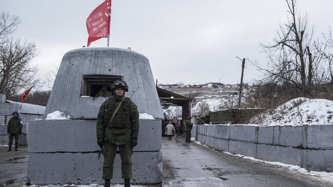 На КПП в районе Станицы Луганской