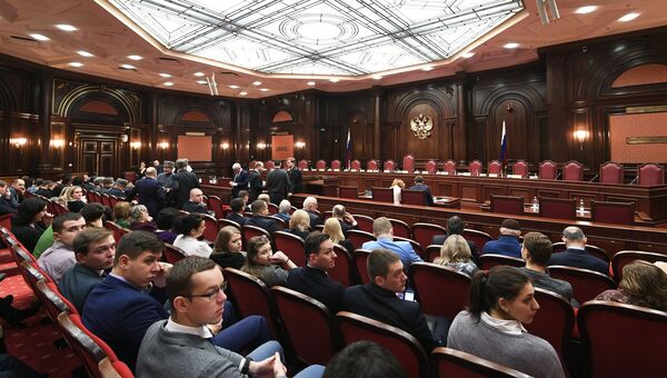 Перед заседанием Конституционного суда РФ по делу об административной границе между Чечней и Ингушетией. 27 ноября 2018