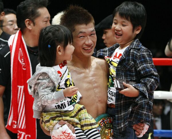 Ходзуми Хасегава после защиты титула