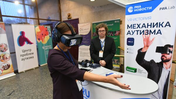 МИА Россия сегодня представило VR-проект РИА Новости Механика аутизма на III Всероссийской научно-практической конференции Комплексное сопровождение детей с расстройствами аутистического спектра в Москве