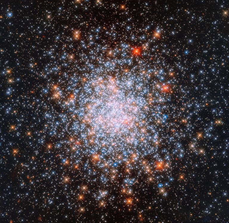 Рассеянное скопление NGC 1866, которое находится в Большом Магеллановом Облаке 