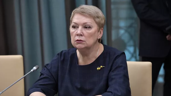 Министр просвещения РФ Ольга Васильева перед совещанием президента РФ Владимира Путина с членами правительства РФ. 28 ноября 2018