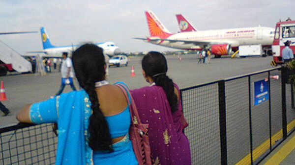 Задержанный в Индии российский Ан-124 ожидает вылета из Мумбаи