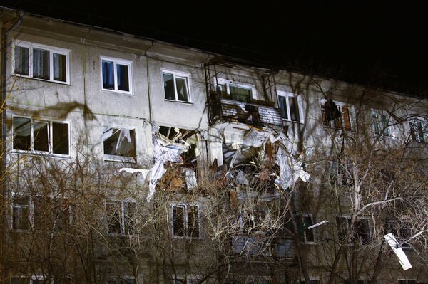 В Красноярске в жилом доме произошел взрыв бытового газа