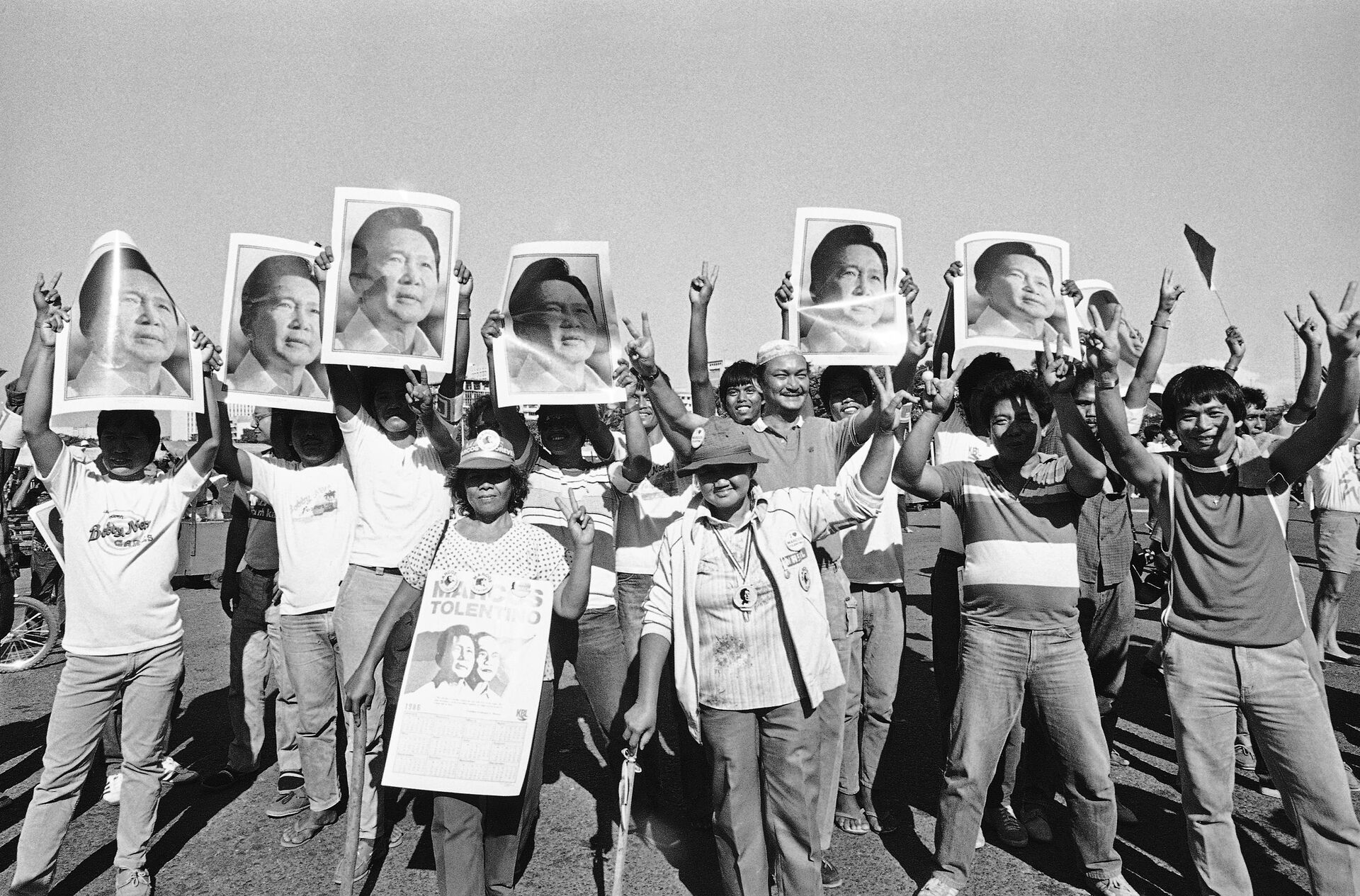Акция протеста против президента Филиппин Фердинанда Маркоса. 1986 год  - РИА Новости, 1920, 10.05.2022
