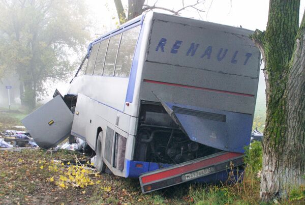 Авария автобуса на Кубани